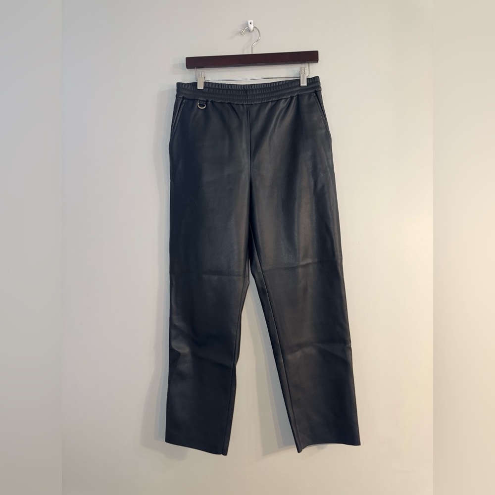 Uniform Experiment Men’s Black Easy Faux Leather Pants Size 2 Made In Japan